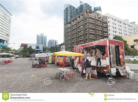 Food trucks, Kuala Lumpur editorial photography. Image of everyday ...