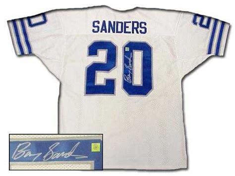 Barry Sanders autographed Jersey (Detroit Lions) WHITE