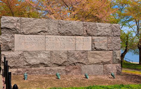 Visiting the FDR Memorial in Washington, D.C.