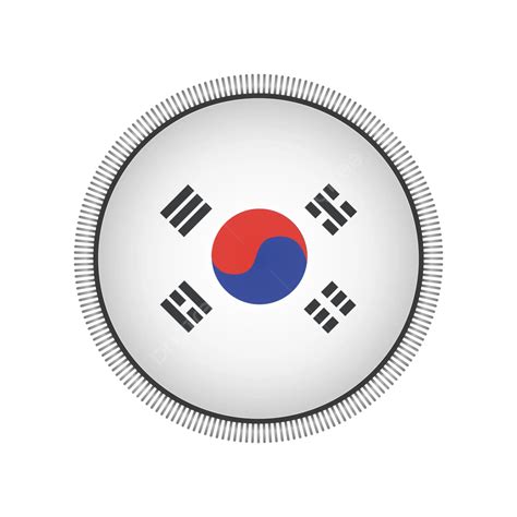 South Korea Flag Vector, South Korea, Flag, South Korea Day PNG and ...
