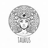 Zodiac Coloring Pages Printable Signs For Women  sketch template