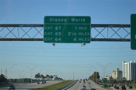 Disney World Florida Highway road sign | Walt Disney World, … | Flickr - Photo Sharing!