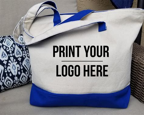 Custom Tote bags Print your Logo Tote Bag Personalized Tote | Etsy