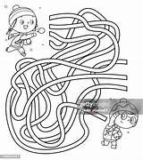 Kids Coloring Maze Photos And Premium High Res Pictures  Getty Images sketch template