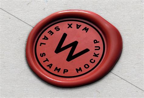 Wax seal mockup | Wax seals, Photoshop, Wax