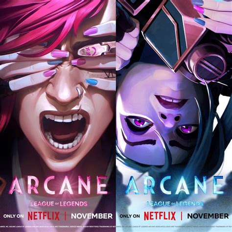 Violet And Jinx Arcane Season 2 poster/Collage