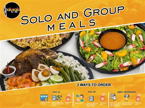 Salu-Salo to Go: Solo and Group Meals - Lawson Philippines