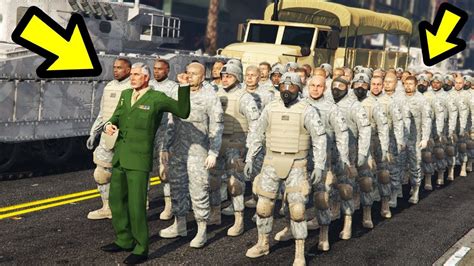 GTA 5 - Playing as the Army! (very powerful) - YouTube