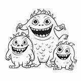 Coloring Pages For The Monsters Monster Kids  sketch template