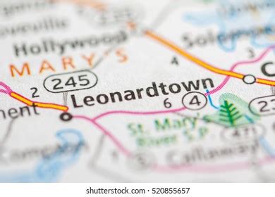 Leonardtown Maryland Map: Over 4 Royalty-Free Licensable Stock Photos ...