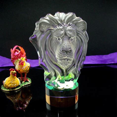 China Crystal LIon Sculptures Figurines Manufacturers and Suppliers - Factory Wholesale ...