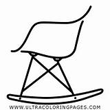 Rocking Chair Coloring Pages For Kids  Free sketch template