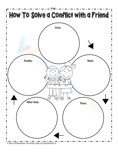 Conflict Resolution Worksheets And Posters For Kids - Worksheets Library