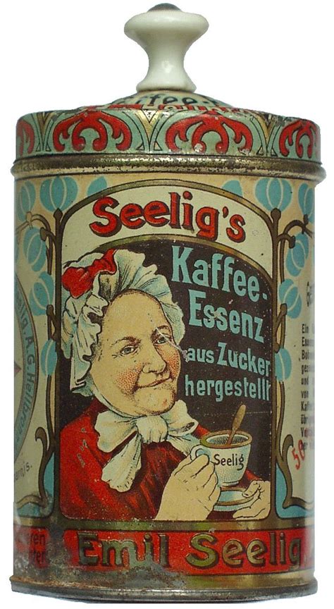 seelig's kaffee essenz | Vintage tins, Vintage packaging, Vintage coffee