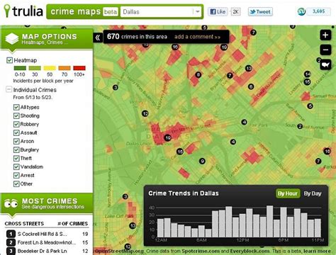 New Trulia Interactive Crime Heat Map Can Be a Great Tool for Real Estate