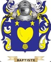 Baptiste Family Crest – Heraldic Jewelry