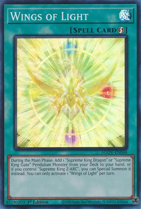 Wings of Light Age of Overlord | Yu-Gi-Oh! | CardTrader