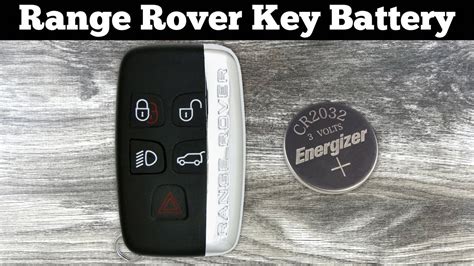 How To Replace Range Rover Remote Key Fob Battery 2011 - 2018 DIY Change Replacement Batteries ...