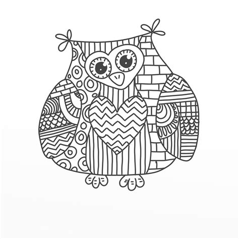 Cool Owl Coloring Pages - Coloring Home