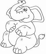 Free Printable Cartoon Elephant coloring Page  Download Print Or sketch template