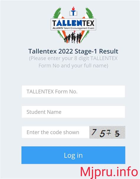 TALLENTEX Result 2024 (Out) ALLEN TALLENTEX Stage-1 Result 2024 ...