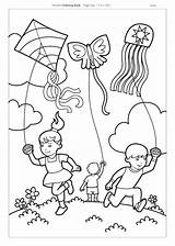 Kite Coloring Page At GetColoringscom  Free Printable Colorings pages sketch template
