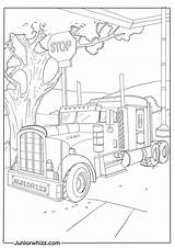Semi Truck Coloring Pages 12 Free Printable PDFs sketch template