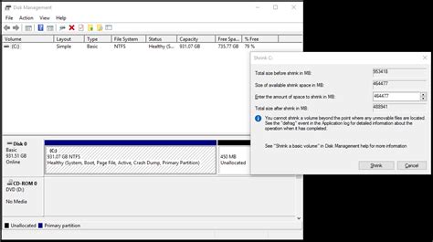 How can I shrink a Windows 10 partition? - HDD FAQs