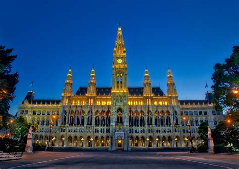 Is this the coolest city hall ever? I think maybe so! This is in Vienna ...