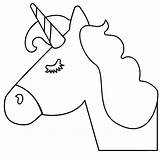 Unicorn Emoji coloring Page  ColouringPages sketch template