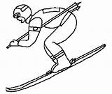Online coloring Pages Coloring Page Skier Sport Download Print  sketch template
