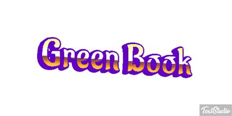 Green Book Movie Animated GIF Logo Designs
