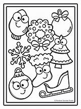 Christmas Coloring Pages FREEBIE  Rainbow Sprinkle Studio sketch template