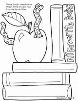 Library Coloring Pages  CLASSROOM DOODLES sketch template