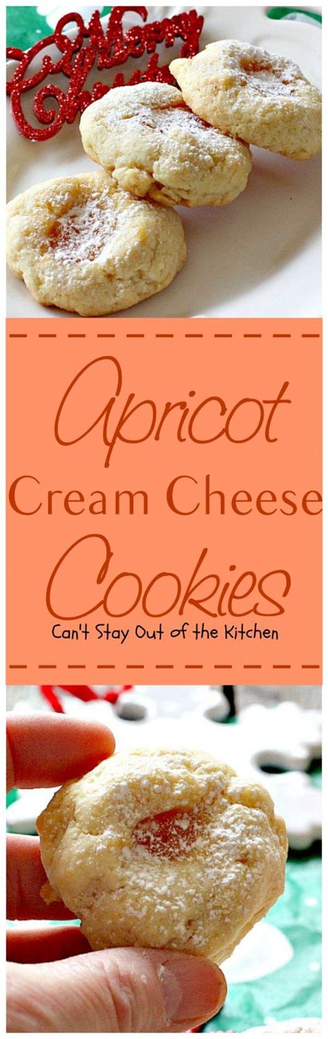 Apricot Cream Cheese Cookies | Recipe | Cream cheese cookies, Apricot recipes, Cheese cookies