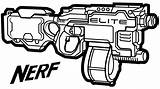Nerf Gun Coloring Pages  Best For Kids sketch template