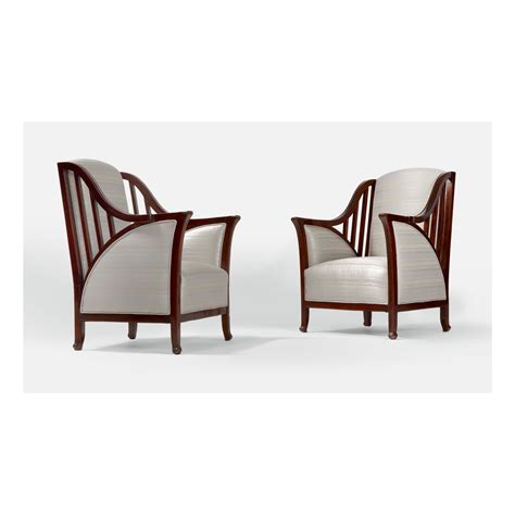 HENRY VAN DE VELDE PAIR OF "HAVANA" ARMCHAIRS, MODEL NO. 1111 circa ...