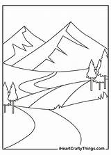 14  Mountain Coloring Page AlexiAkimana sketch template
