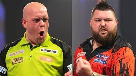 World Darts Championship: Michael van Gerwen to face Michael Smith in ...