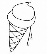 Very Simple Ice Cream sketch template
