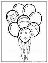 20 Balloon Coloring Pages Free PDF Printables sketch template