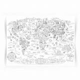 Giant Coloring Poster Wall Size Book Decal Huge  sketch template
