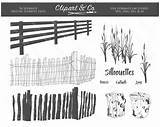 Western Fence Clipart For Coloring sketch template