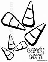 Printable Candy Corn Coloring Pages sketch template