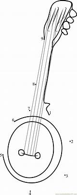 Mandolin Coloring Pages sketch template