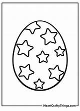 Plain Egg Coloring Page sketch template