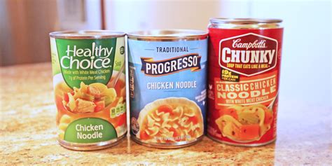 Which canned chicken noodle soup is the best - Business Insider