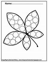 Dot Art Coloring Pages For Children sketch template