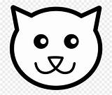Easy Cat Face Coloring Coloring Pages sketch template