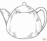 Kettle Coloring Page sketch template